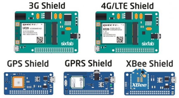 Плати розширення для Raspberry Pi з підтримкою 3G, 4G, GPRS, GPS та XBee