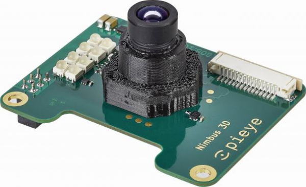 Модуль камери Nimbus 3D time-of-flight (ToF) компанії Pieye для роботи з Raspberry Pi